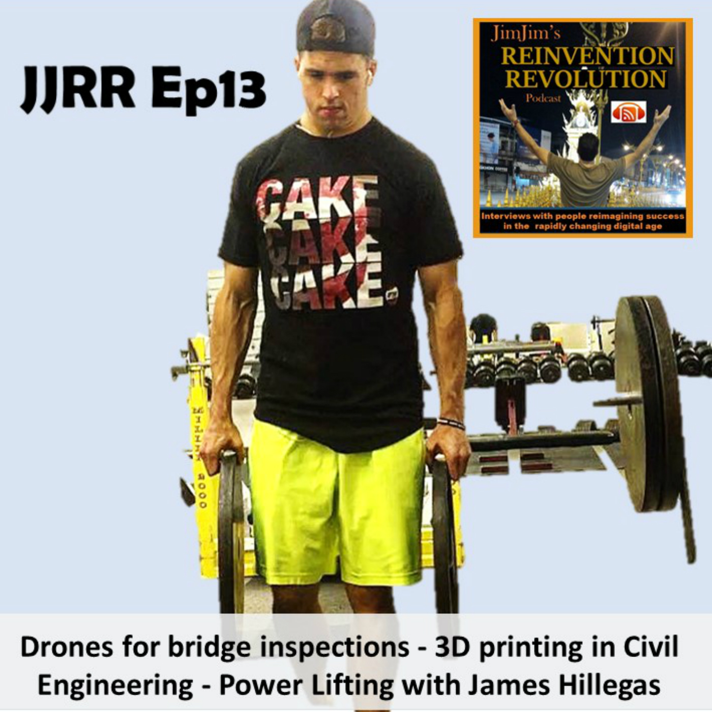 Read more about the article JJRR Ep13 Drones for bridge inspection – 3D printing in Civil Engineering – Power lifting with James Hillegas
