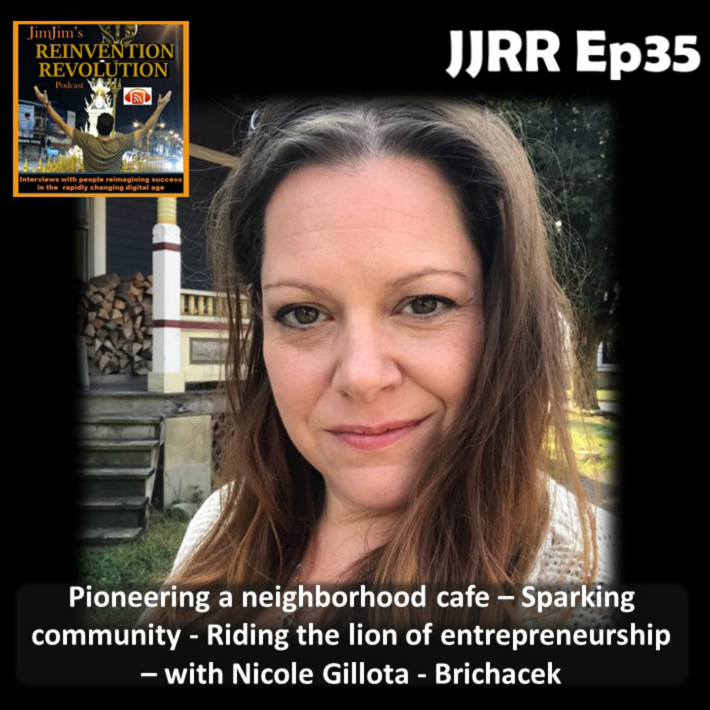 Read more about the article JJRR Ep35 Pioneering a neighborhood cafe – Sparking community – Riding the lion of entrepreneurship – with Nicole Gillota-Brichacek
