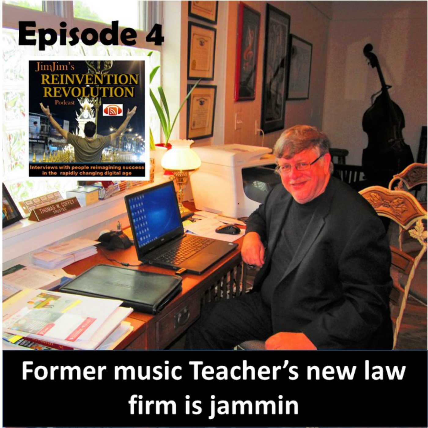 Read more about the article JJRR Ep4 Former music teacher’s law firm is jammin’ with Tom Coffey