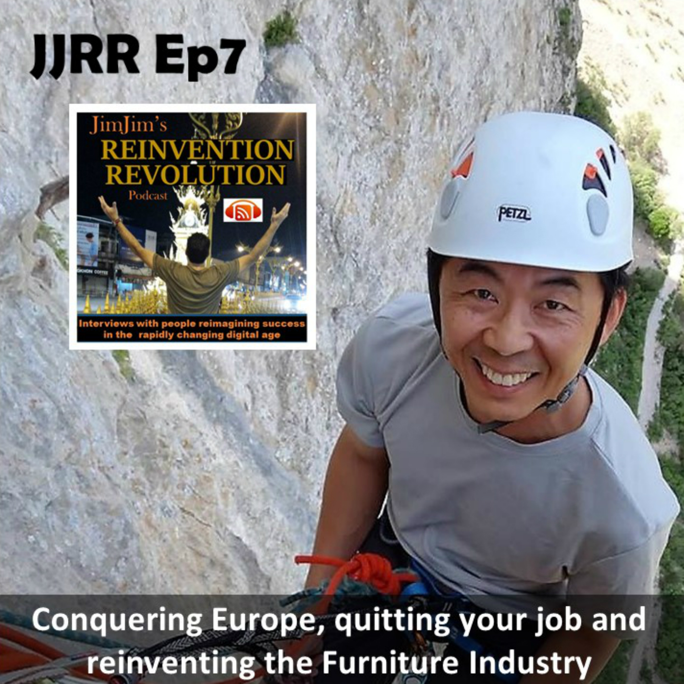 Read more about the article JJRR EP7  Conquering Europe, quitting your job and reinventing the furniture industry with Tino Go