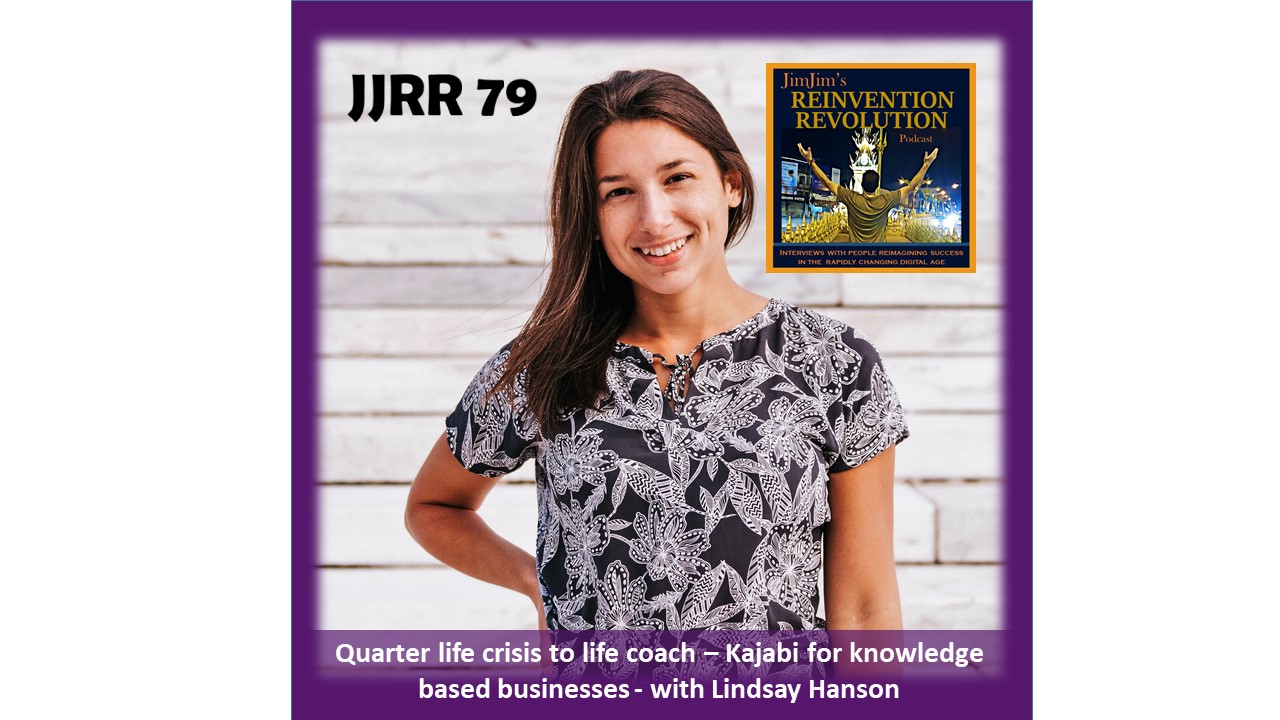 Read more about the article JJRR 79 Quarter life crisis to life coach – Kajabi for knowledge based businesses – with Lindsay Hanson