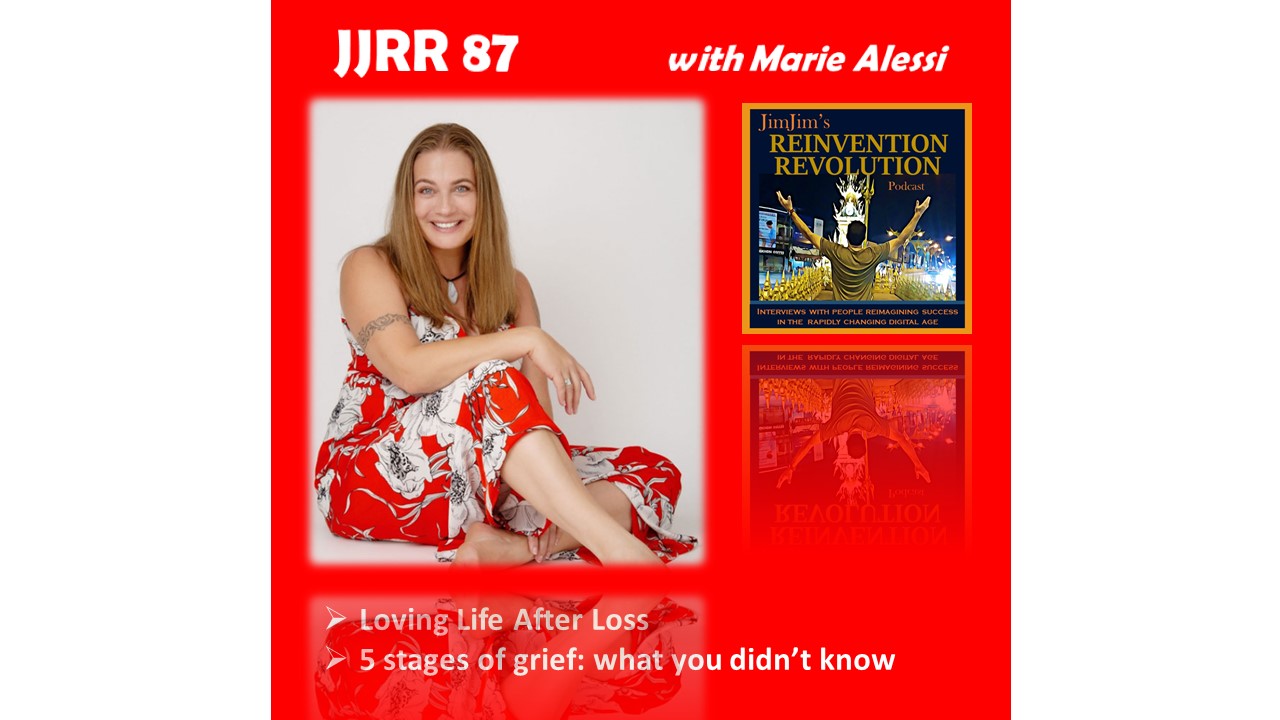 Read more about the article JJRR 87 Loving Life After Loss – 5 stages of grief: what you didn’t know – with  Marie Alessi