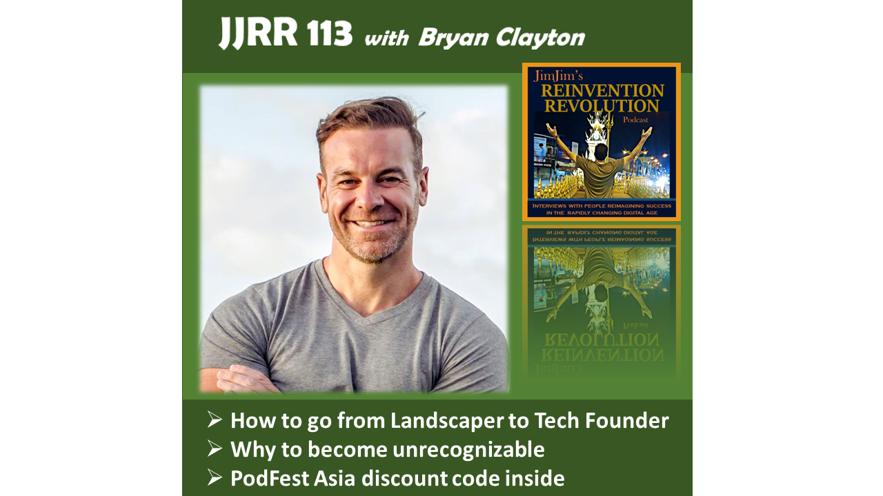 Read more about the article JJRR 113 From Landscaper to tech CEO – Becoming unrecognizable – with Bryan Clayton